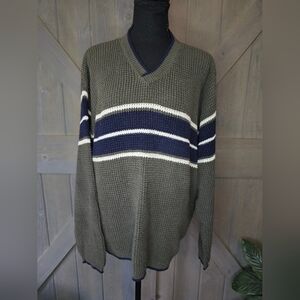 Y2k Mens Rue21 Knit Sweater sz Large